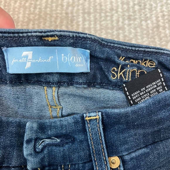 7 for all mankind skinny jeans - Picture 3 of 5
